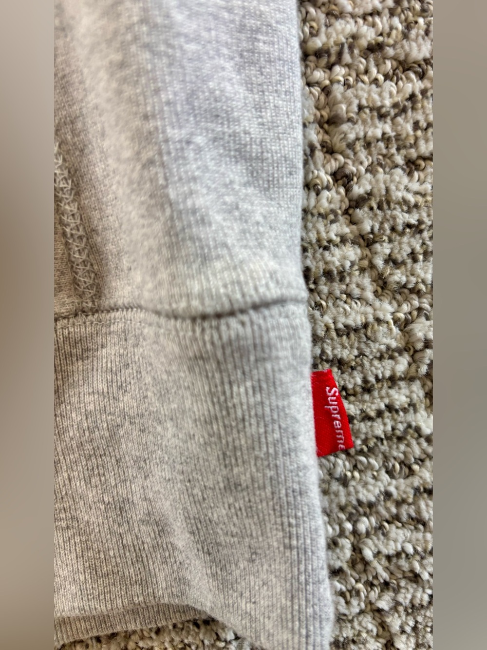 *Authentic* Supreme Box Logo Men’s Medium Hooded Sweatshirt in Heather‎ Grey - Picture 11 of 15